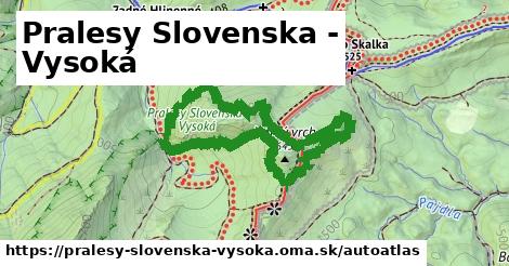 ikona Mapa autoatlas v pralesy-slovenska-vysoka