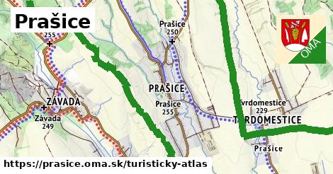ikona Prašice: 20 km trás turisticky-atlas v prasice