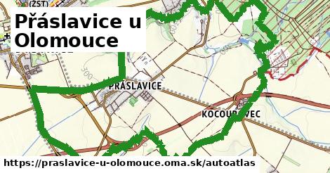 ikona Mapa autoatlas v praslavice-u-olomouce