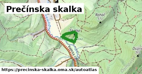 ulice v Prečínska skalka