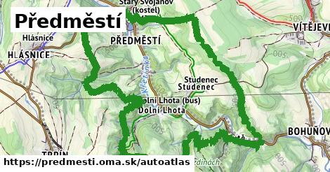 ikona Mapa autoatlas v predmesti