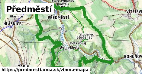 ikona Zimná mapa zimna-mapa v predmesti