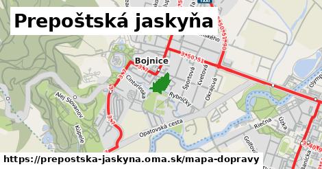 ikona Mapa dopravy mapa-dopravy v prepostska-jaskyna