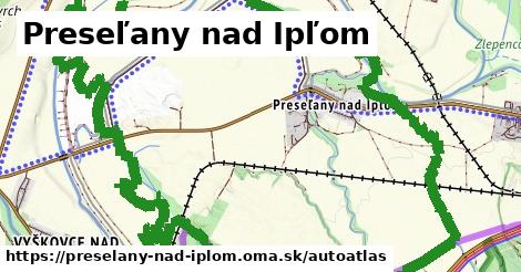 ikona Mapa autoatlas v preselany-nad-iplom