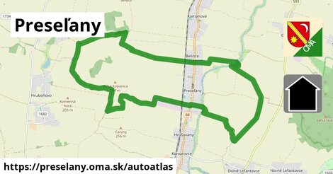 ikona Mapa autoatlas v preselany