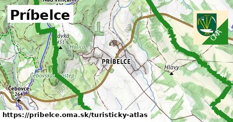 ikona Turistická mapa turisticky-atlas v pribelce