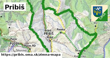 ikona Zimná mapa zimna-mapa v pribis