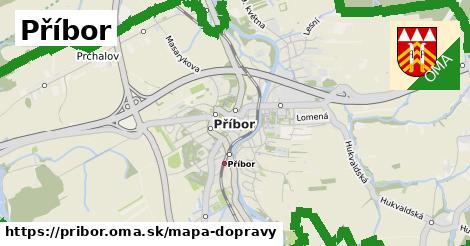 ikona Mapa dopravy mapa-dopravy v pribor