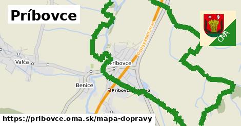 ikona Mapa dopravy mapa-dopravy v pribovce