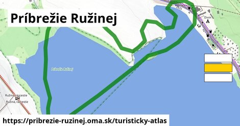 ikona Turistická mapa turisticky-atlas v pribrezie-ruzinej