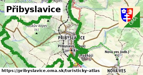 ikona Přibyslavice: 0 m trás turisticky-atlas v pribyslavice