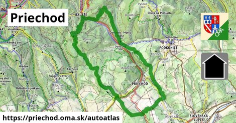 ikona Mapa autoatlas v priechod