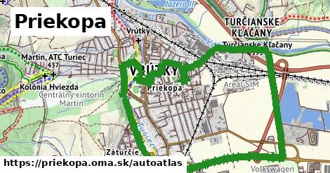 ikona Mapa autoatlas v priekopa