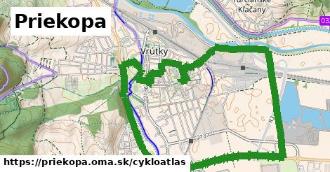 ikona Cyklo cykloatlas v priekopa