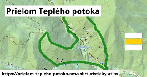 ikona Turistická mapa turisticky-atlas v prielom-tepleho-potoka