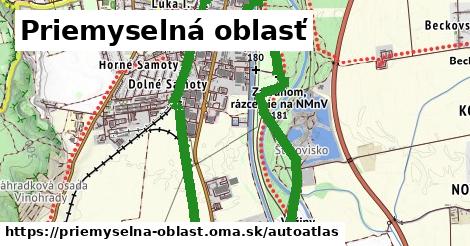 ikona Mapa autoatlas v priemyselna-oblast