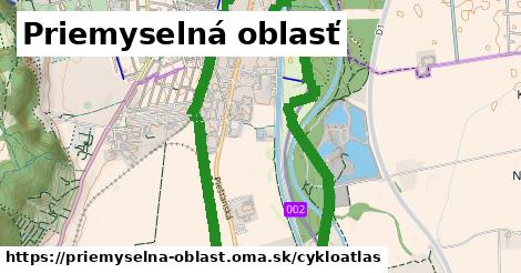 ikona Priemyselná oblasť: 3,0 km trás cykloatlas v priemyselna-oblast