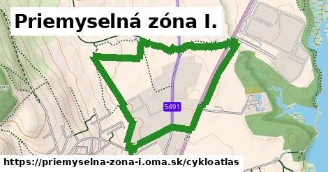 ikona Priemyselná zóna I.: 1,54 km trás cykloatlas v priemyselna-zona-i