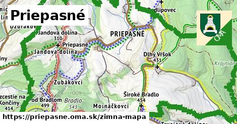 ikona Zimná mapa zimna-mapa v priepasne