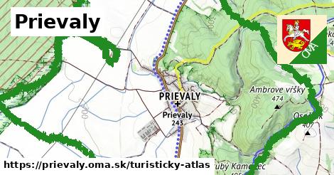 ikona Turistická mapa turisticky-atlas v prievaly