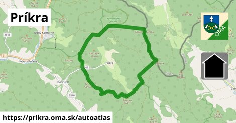 ikona Mapa autoatlas v prikra