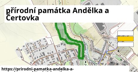 ikona Turistická mapa turisticky-atlas v prirodni-pamatka-andelka-a-certovka