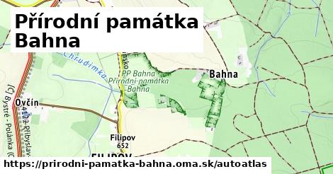 ikona Mapa autoatlas v prirodni-pamatka-bahna