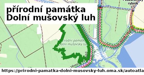 ikona Mapa autoatlas v prirodni-pamatka-dolni-musovsky-luh