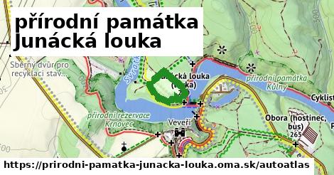 ikona Mapa autoatlas v prirodni-pamatka-junacka-louka