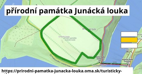 ikona přírodní památka Junácká louka: 0 m trás turisticky-atlas v prirodni-pamatka-junacka-louka