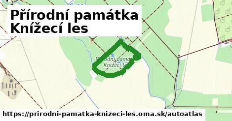 ikona Mapa autoatlas v prirodni-pamatka-knizeci-les