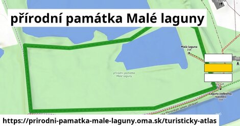 ikona Turistická mapa turisticky-atlas v prirodni-pamatka-male-laguny