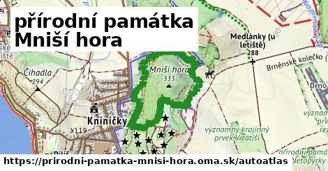 ikona Mapa autoatlas v prirodni-pamatka-mnisi-hora