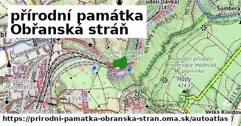 ikona Mapa autoatlas v prirodni-pamatka-obranska-stran