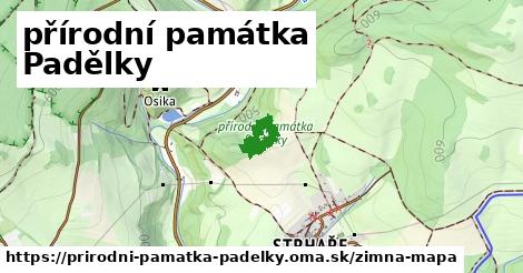 ikona Zimná mapa zimna-mapa v prirodni-pamatka-padelky