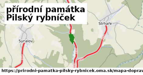 ikona Mapa dopravy mapa-dopravy v prirodni-pamatka-pilsky-rybnicek