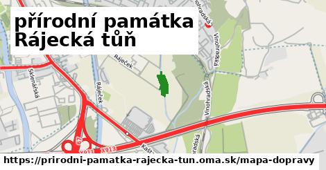 ikona Mapa dopravy mapa-dopravy v prirodni-pamatka-rajecka-tun