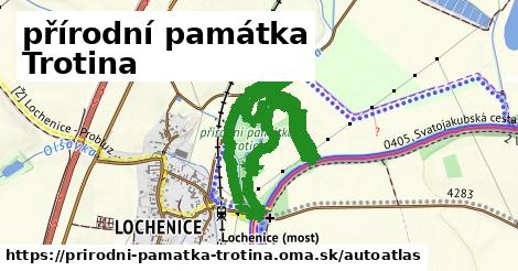 ikona Mapa autoatlas v prirodni-pamatka-trotina