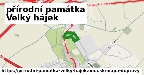 ikona přírodní památka Velký hájek: 0 m trás mapa-dopravy v prirodni-pamatka-velky-hajek