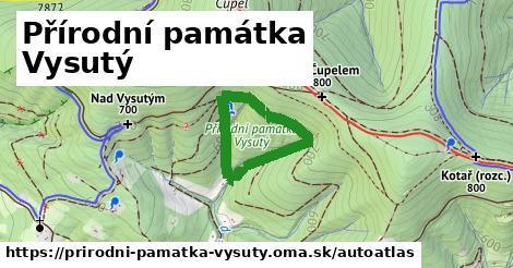 ikona Mapa autoatlas v prirodni-pamatka-vysuty