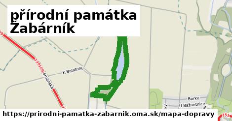 ikona Mapa dopravy mapa-dopravy v prirodni-pamatka-zabarnik