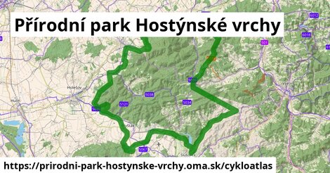 ikona Cyklo cykloatlas v prirodni-park-hostynske-vrchy