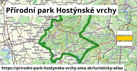 ikona Turistická mapa turisticky-atlas v prirodni-park-hostynske-vrchy