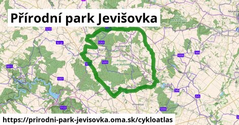 ikona Cyklo cykloatlas v prirodni-park-jevisovka