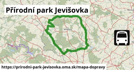 ikona Mapa dopravy mapa-dopravy v prirodni-park-jevisovka