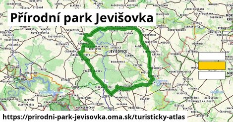 ikona Turistická mapa turisticky-atlas v prirodni-park-jevisovka