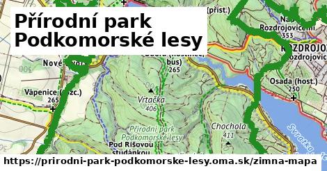 ikona Zimná mapa zimna-mapa v prirodni-park-podkomorske-lesy