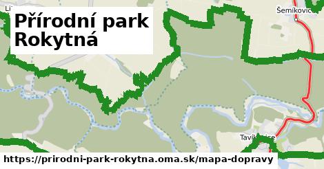 ikona Mapa dopravy mapa-dopravy v prirodni-park-rokytna