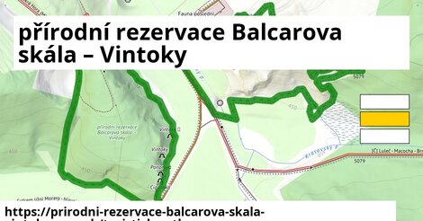 přírodní rezervace Balcarova skála – Vintoky