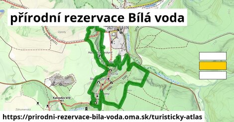 ikona Turistická mapa turisticky-atlas v prirodni-rezervace-bila-voda